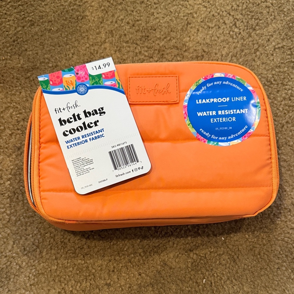 Fit + Fresh Orange Crossbody Bag
